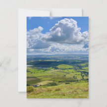 Vistas tranquilas desde Pendle Hill...