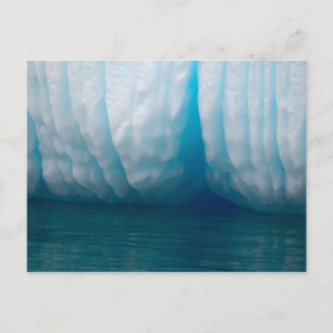Postal Visualización de icebergs en azul en el Canal Erre