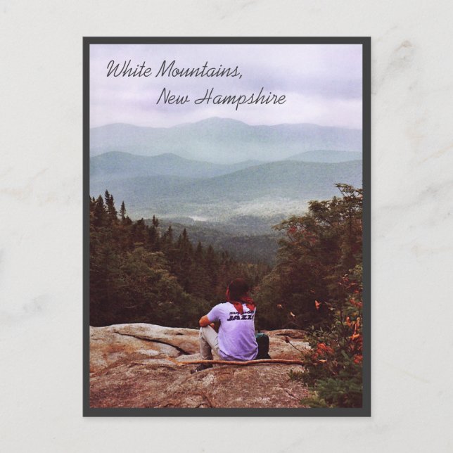 Postal Visualización del área silvestre de Pemigewasset (Anverso)