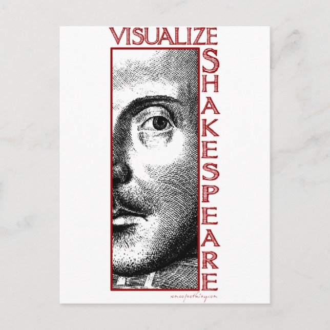Postal Visualizar Shakespeare (Anverso)