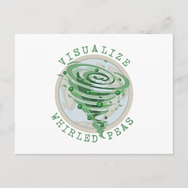 Postal Visualize Whirled Peas (Anverso)