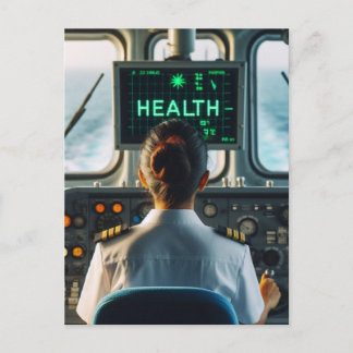 Postal Visualizing HEALTH Get Well Card