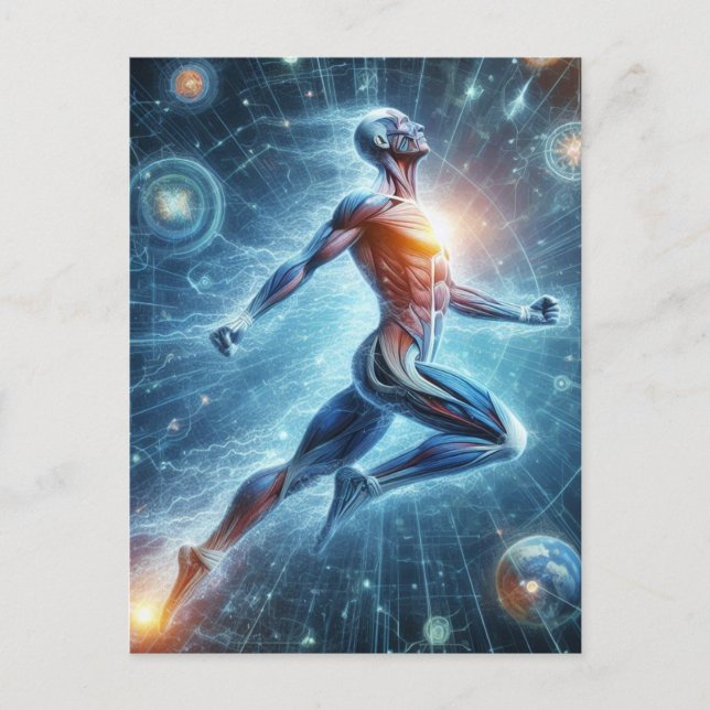 Postal Vitality Get Well Soon Card Card (Anverso)