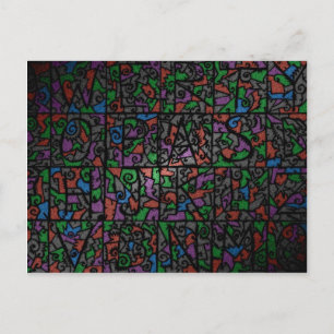 Postal Vitral viejo 2