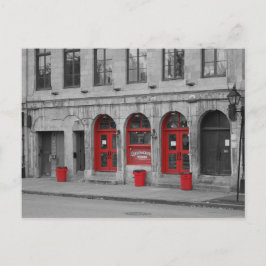 Postal Vitrina de posta de la carta, Vieux Port de Montré