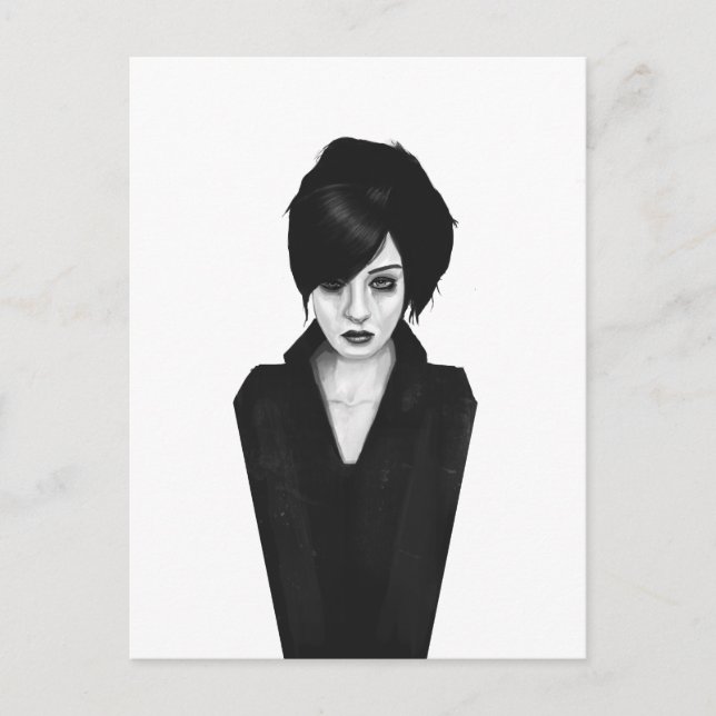 Postal viuda (Anverso)