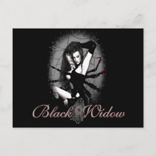 Postal Viuda negra