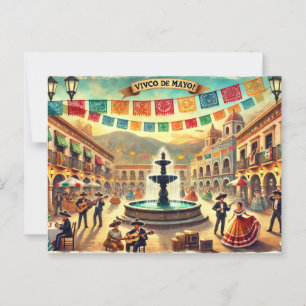 Postal Viva Cinco de Mayo