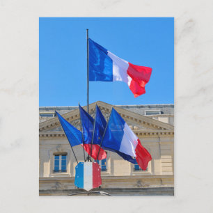 Postal Viva la Francia