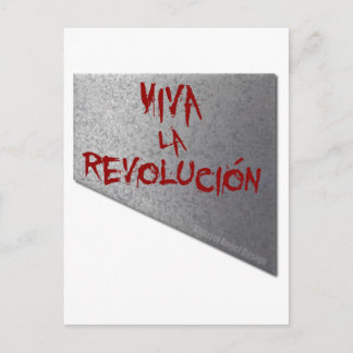 Postal Viva la Revolución Guillotine