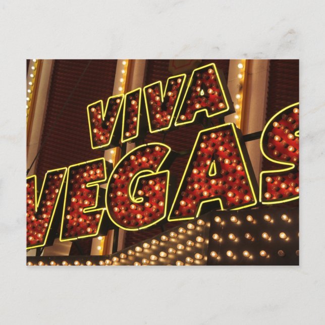 Postal Viva Las Vegas (Anverso)