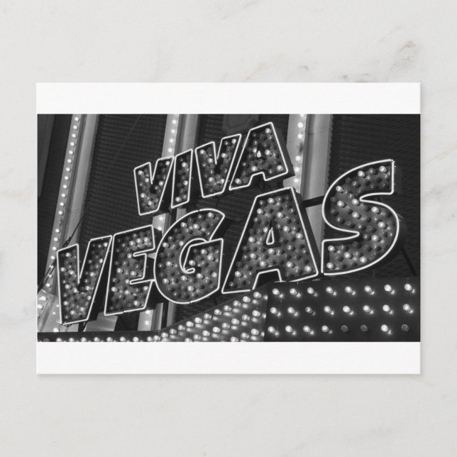 Postal Viva Las Vegas (Anverso)