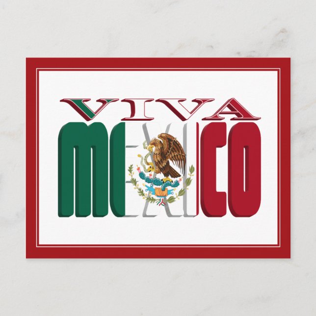 POSTAL VIVA MÉXICO (Anverso)