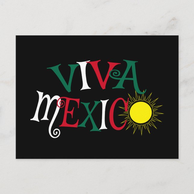 Postal Viva México (Anverso)