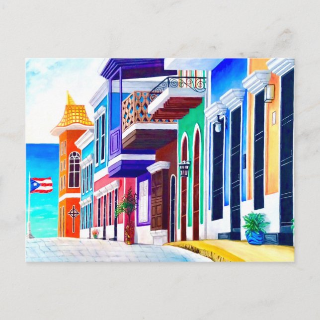 Postal ¡Viva Puerto Rico! (Anverso)