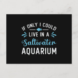 Postal Vive En Un Acuario De Agua Salada Pez Acuático Acu