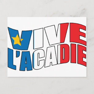 Postal Vive l'acadie