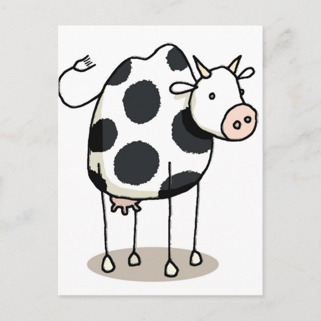 Postal Vivi vaca (Anverso)