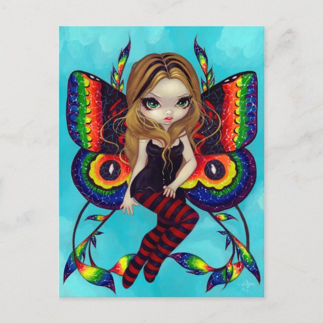Postal "Vivid Wings" (Anverso)