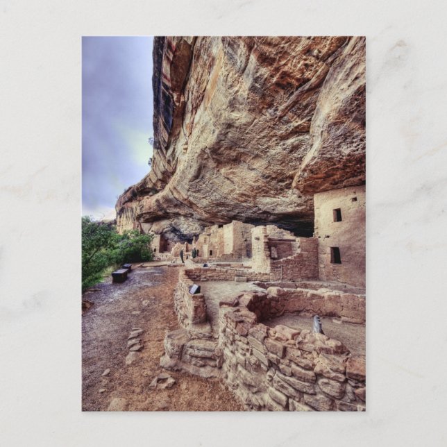Postal Viviendas de acantilados de Mesa Verde (Anverso)