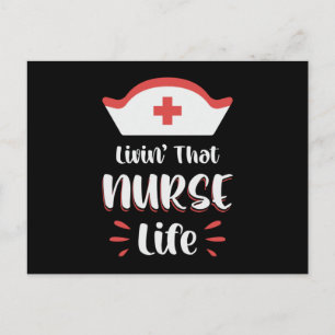 Postal Viviendo en la enfermería de emergencia médica de