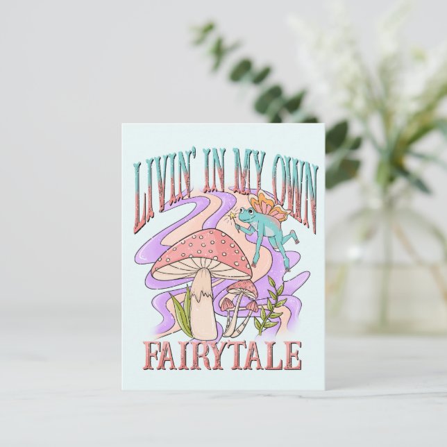 Postal Viviendo En Mi Propia Historia De Feria (Anverso de pie)