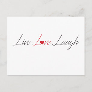 Postal vivir amar reír artículos