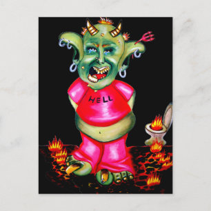 Postal Vivir en el infierno
