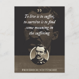 Postal Vivir es sufrir, sobrevivir es encontrar algunos