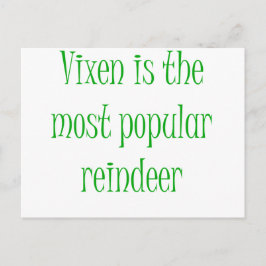 Postal Vixen es el reno más popular
