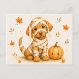 Postal Vizsla Momia Halloween