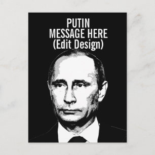POSTAL VLADIMIR PUTIN PERSONALIZADO