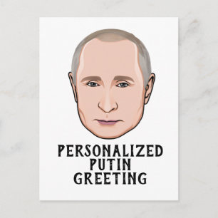 POSTAL VLADIMIR PUTIN PERSONALIZADO
