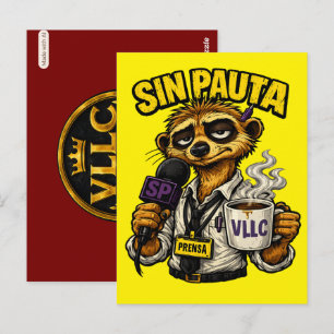 Postal VLLC Tired Journalist Meerkat Press Coffee Mug