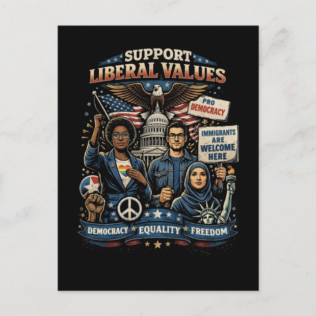 Postal Voces de Libertad (Anverso)