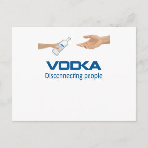Postal Vodka - Desconectar a la gente