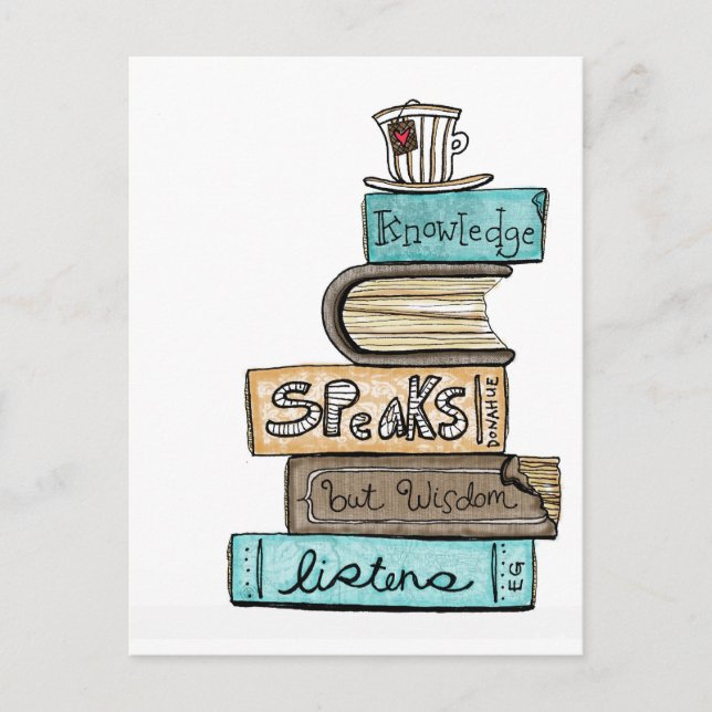 Postal vol25- el conocimiento habla (Anverso)