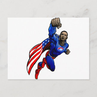 Postal Volando a Obama