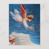 VOLANDO ÁNGEL DE SAN. SUEÑO DE JOACHIM, Pergamino