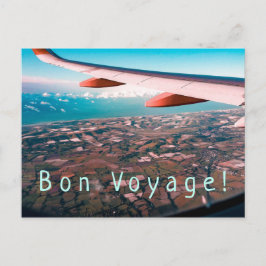 Postal Volando lejos, lejos y Bon Voyage