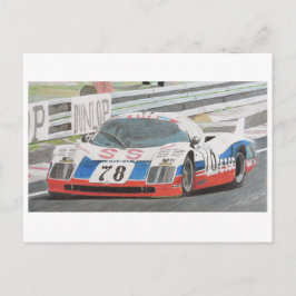 Postal Volando los colores