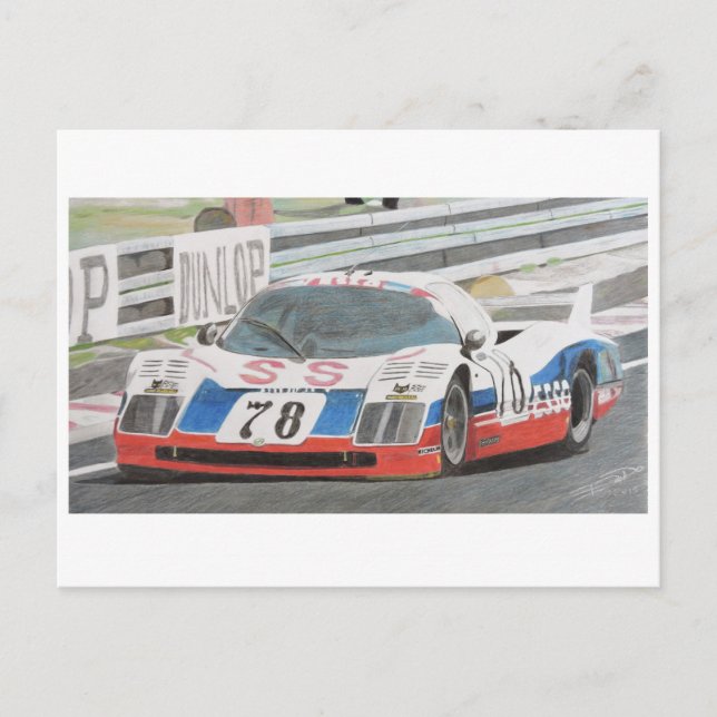 Postal Volando los colores (Anverso)