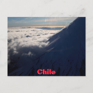 Postal Volando sobre el Volcán Osorno, Chile