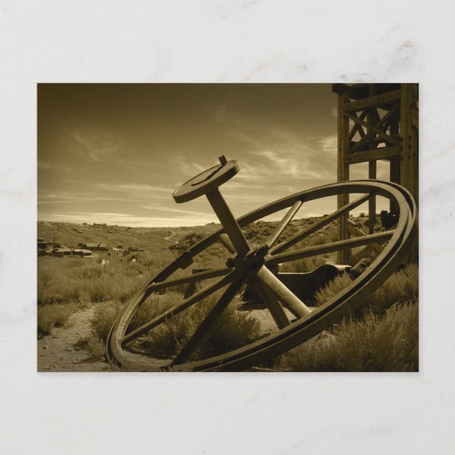 Postal Volante de minería Bodie (Anverso)