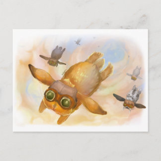 Postal Volante de mosca de vuelo de Bungalow