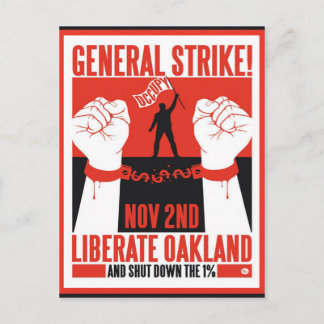 Postal Volante de protesta Oakland Occupy