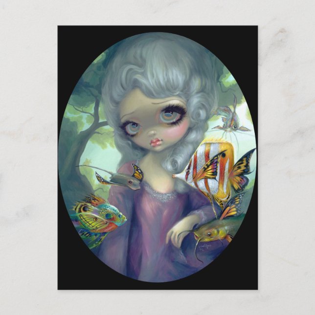 Postal "Volantes de Poissons: Le Portrait" (Anverso)