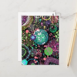 Postal Volar a través del espacio: un abstracto maximalis