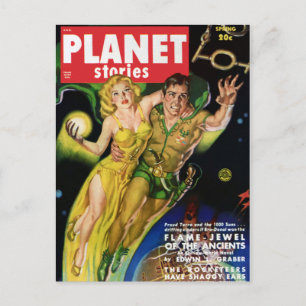 Postal Volar arrastró la galaxia