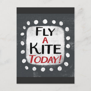 Postal Volar Un Kite Hoy Postcard